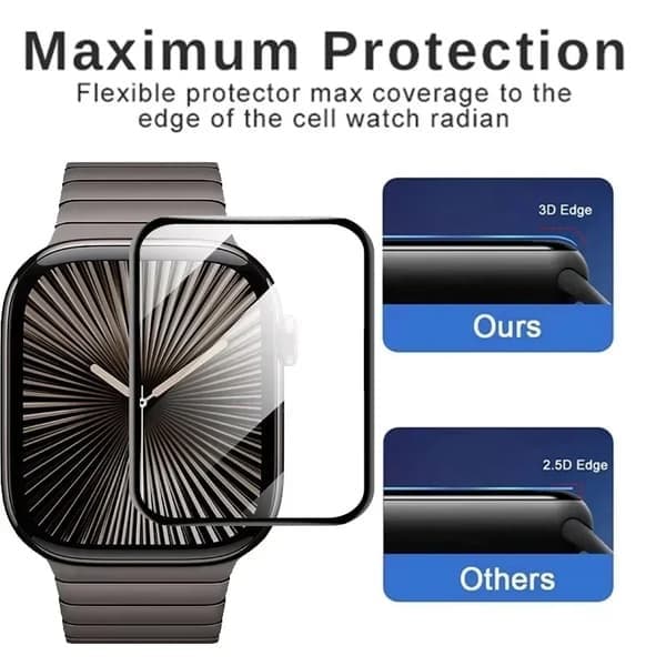 Näytönsuoja Apple Watch Series 9 8 7 45mm, komposiittikalvo 2 kpl Complex Film 2 PCS Series 9 8 7 45mm