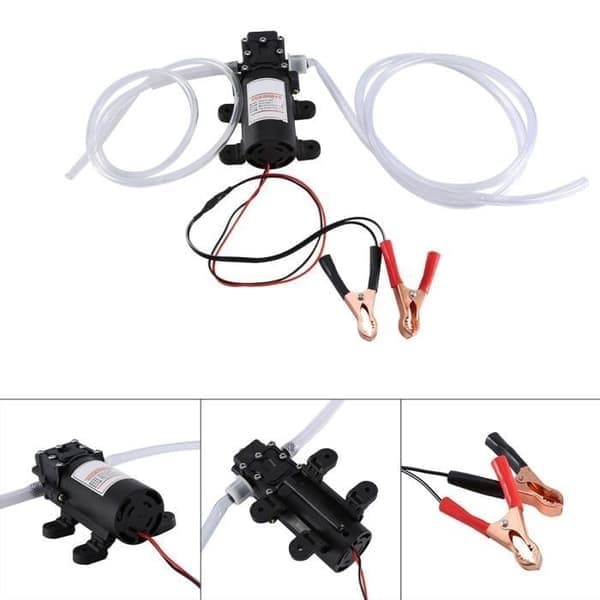 Drivstoffpumpe, Bil, 12V 60W, Selvsugende, Strømningshastighet 5L/min, Trykk 0.8MPA