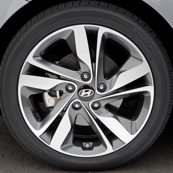 4-pack, Hyundai Navkapslar / Fälgemblem, Bil, 65, 60mm, Svart 65 60mm - Svart
