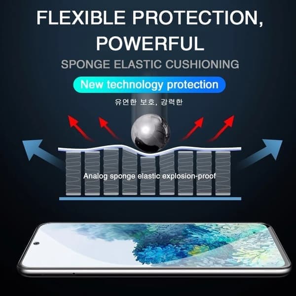 Hydrogel-skjermbeskytter for Samsung Galaxy A70, 3 deler A70 3 Pieces