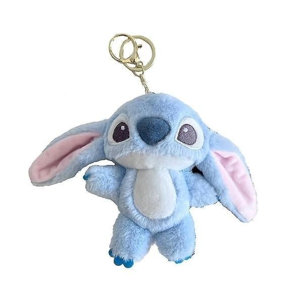 Söpö Stitch Pehmo Avaimenperä Nukke Lelu Avaimenperä Laukun Riipus