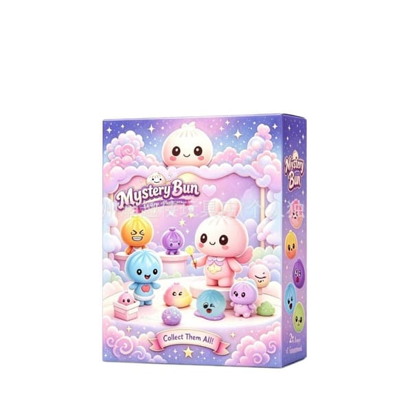 Squishy Leksak - Bulle Squishy Mysterium Bun Squishy Mystery