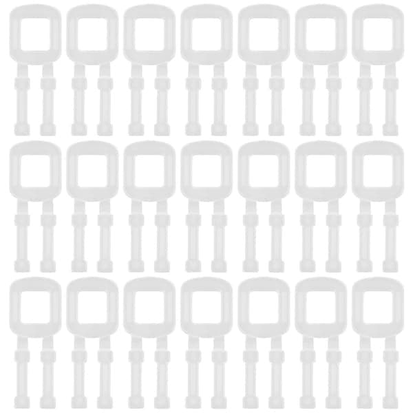 100 stk. plastspenner stroppebåndklips plastpolystroppespenner for plaststroppepakking og forsendelse