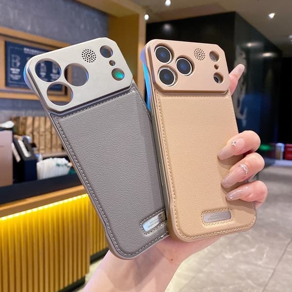 Læder-telefonetui til iPhone 13 Mini, MagSafe-kompatibelt, magnetisk, brunt Brown iPhone 13 mini