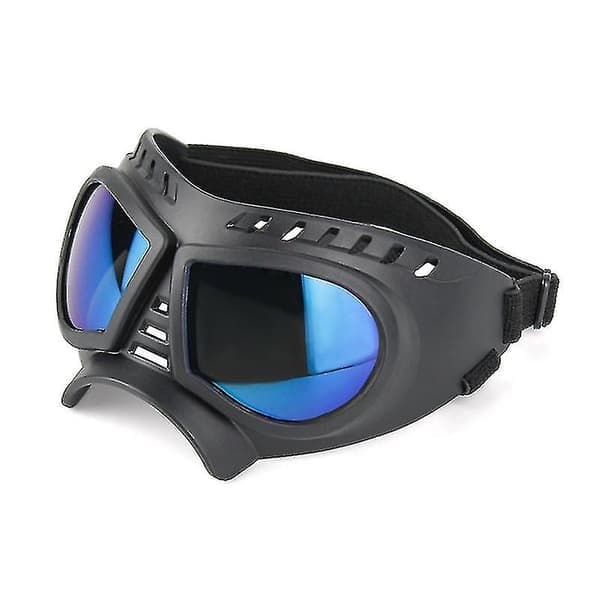 Hundglasögon Anti-UV Solglasögon Ögonskydd, Blå Blue