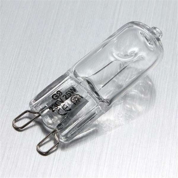10-pack G9 Halogenlampor 220-240V 25W 40W 60W Varmvitt Ljus Optimal Belysning 60W 60W