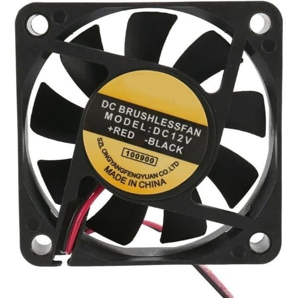 DC 12V 2-stifts 60mm X 15mm fläkt för PC-datorchassi CPU-kylare
