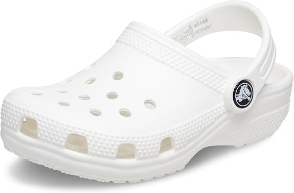 Crocs Klassiske Barnesko med Hull white M5/W7