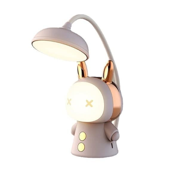 LED skrivebordslampe USB oppladbar leselampe nattlampe skrivebordslampe grå lilla