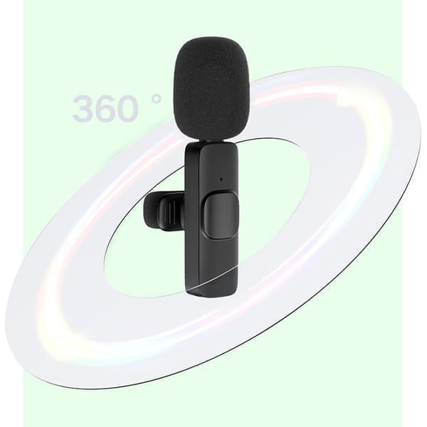 Trådløs Lavalier-mikrofon, Type-C Clip-on-mikrofon