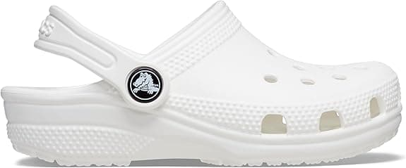 Crocs Klassiske Barnesko med Hull white J1