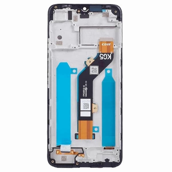 Til Infinix Smart 6 X6511B X6511 X6511E Grade C LCD-skærm og Digitizer-enhed+Ramme