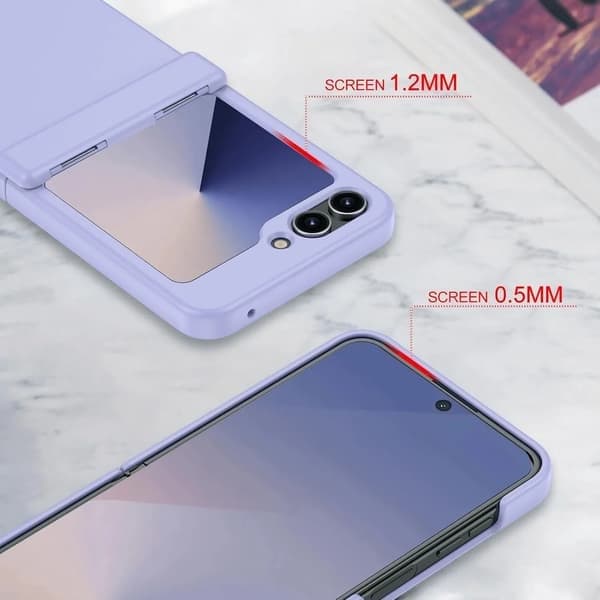 Mobilskal för Samsung Z Flip 6, Stöttåligt, Vitt White For Samsung Z Flip 6