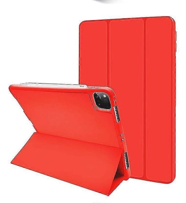 Skyddsfodral för iPad Pro 12,9 tum med pennhållare, RÖD RED