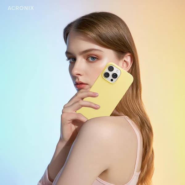 iPhone 16 Pro Deksel Flytende Silikon, Støtsikkert Deksel Kompatibelt med iPhone 16 Pro Deksel Mykt, Full Beskyttelse Deksel (Gul) Gul iPhone 16 Pro Yellow iPhone 16 Pro