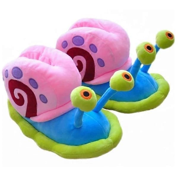 Plys hjemmesko høj snegl Spongebob