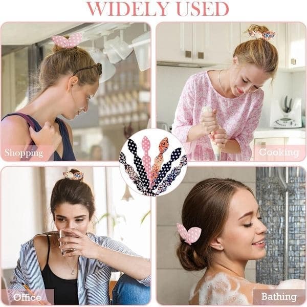 6x Magic Bun StylTool, Hårstylingverktøy, Hårknute, Krølltang for Hårknuter, Stylingverktøy