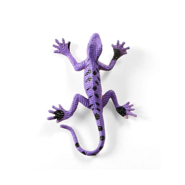 12 STK. Pædagogisk Øgle Slange Legetøjssæt, Kunstige Reptil Actionfigurer til Børn
