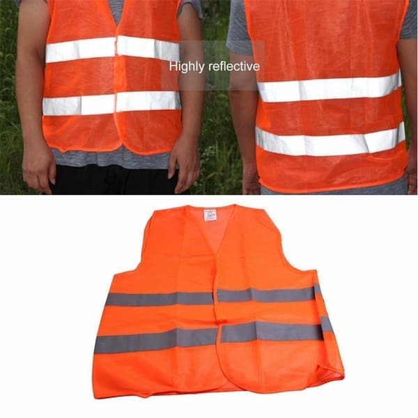 Refleksvest med ekstra god refleksjon Y, oransje Orange