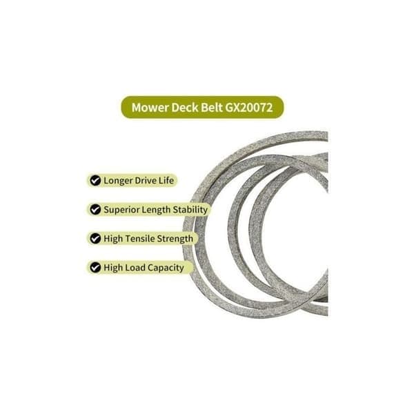John Deere drivreim GX20072/GY20570 (1/2\" X 261,6 cm), kraftig, gressklipper