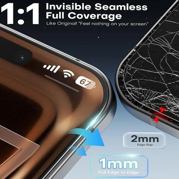 Karkaistu lasinen näytönsuoja iPhone 12 Pro Max -puhelimelle, teräväpiirto iPhone 12 Pro Max High Definition