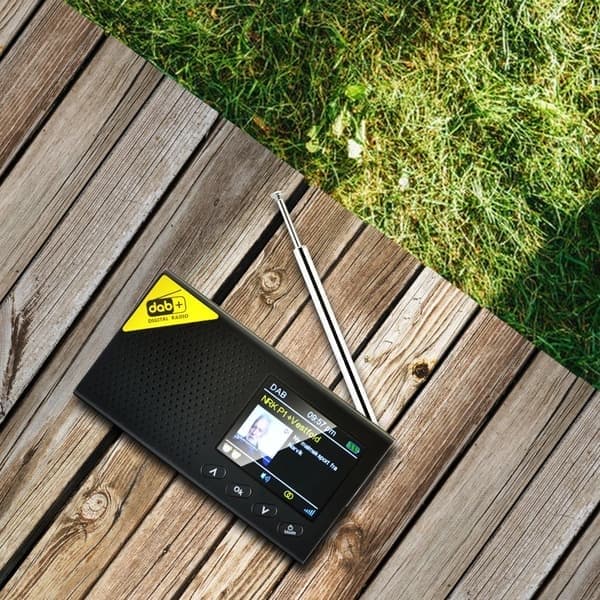Bærbar Bluetooth Digital DAB FM Stereo Audio Mottaker Radio for Hjemmekontor