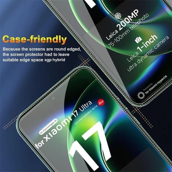 Skærmbeskyttelse til Xiaomi 17U, 3 stk. 3Pieces For Xiaomi 17U