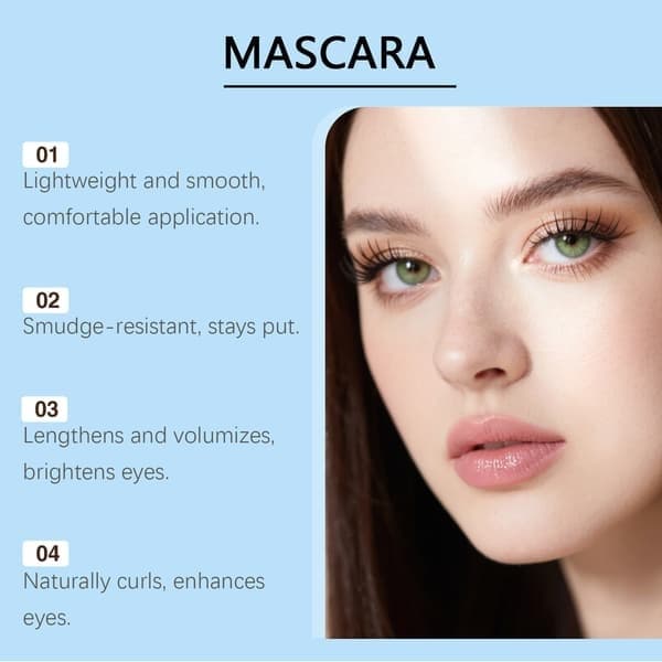 PrimeLash Mascara, Spesielt Designet for Modne Kvinner, Gir Volum og Lengde