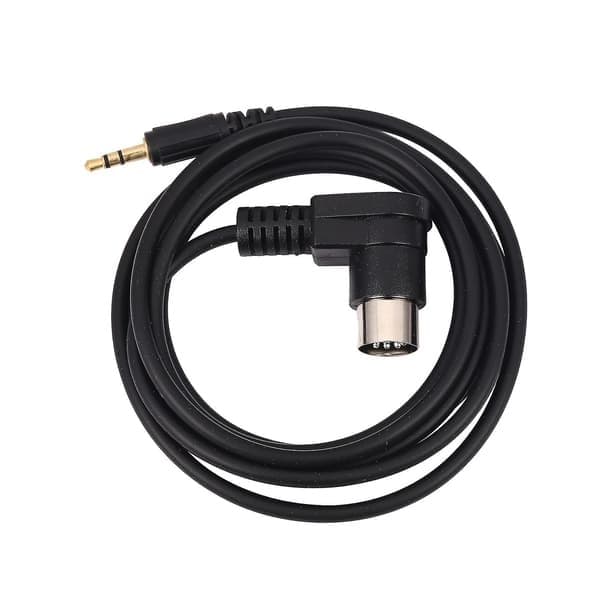Bil 3,5 mm AUX-inngangsadapter lydkabel Mini Jack AUX 8-pinners M-BUS CD-vekslerkabel for gullplugg