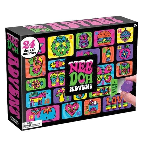 Nee Doh Squishmas Groovy Glob 2025 Fidget Toy Julekalender (24 stk)