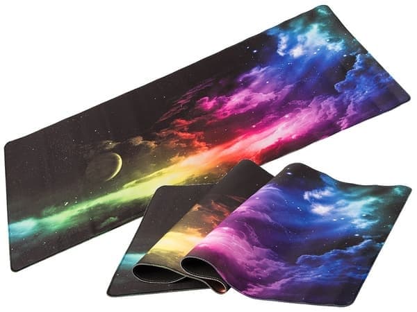 Stor musematte, gaming, 80x30cm, himmel