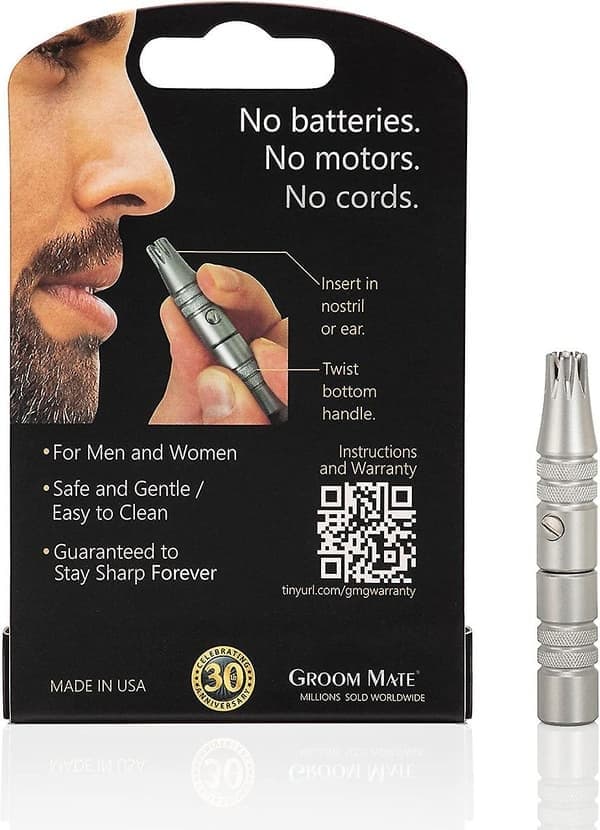 Groom Mate Platinum XL Øre- og nesehårtrimmer