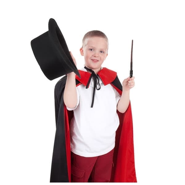 12-tommers Harry Potter tryllestav for barn, utkledning, rollespill, kirsebær, 4 stk