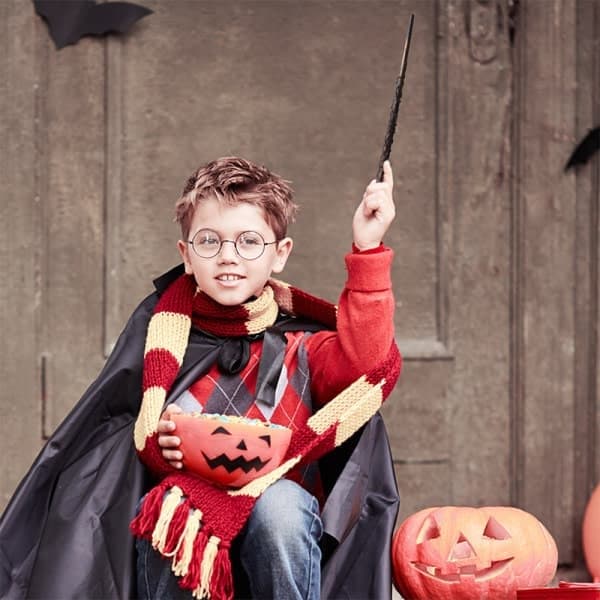 12-tommers Harry Potter tryllestav for barn, utkledning, rollespill, kirsebær, 4 stk