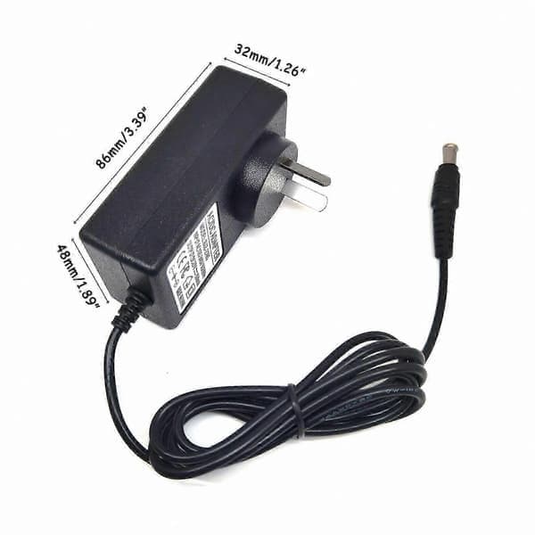 Universell strömadapter för trådlösa dammsugare, 110V-240V kompatibel laddningsdocka reservdel, EU EU