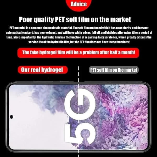 Skärmskydd för Samsung Note 9, 4 st Hydrogel-film For Samsung Note 9 4Pcs Hydrogel Film