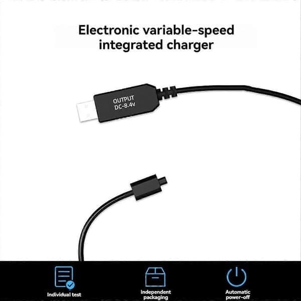 Ladekontakt med variabel hastighet for Di2 landeveissykkel batterilader ladekabel