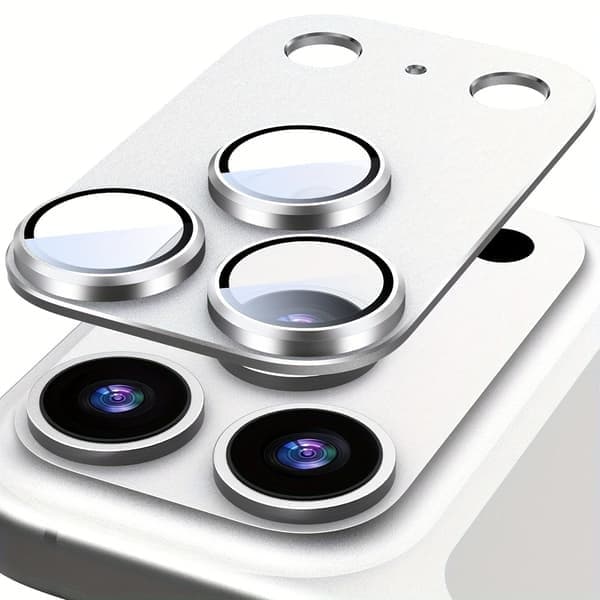 Original farve metal kamera cover, iPhone 17/16/15/14/13/12/11 Pro Max/Mini/Plus sprog til iPhone 17 Pro Max