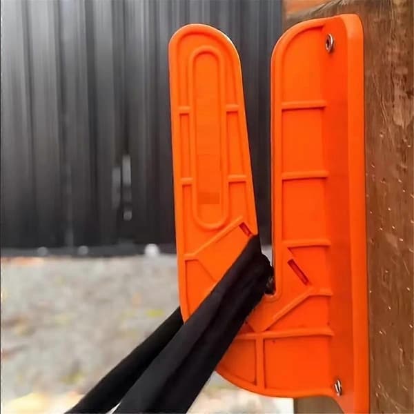 Orange tygskärare väggmonterad enkel snabb skärning för att skära trasor