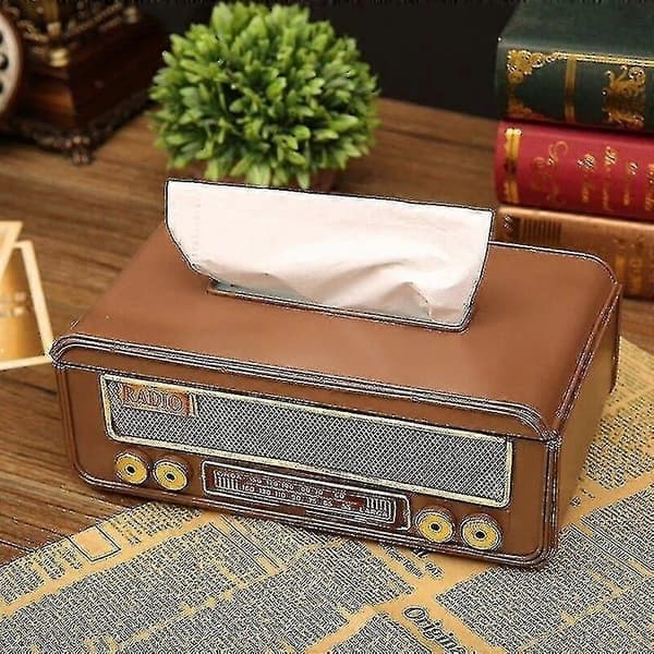 Ansiktsservetthållare Retro Tissuelåda Vintage