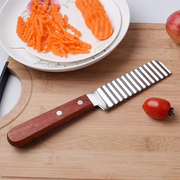 Rynket pommes frites-kniv