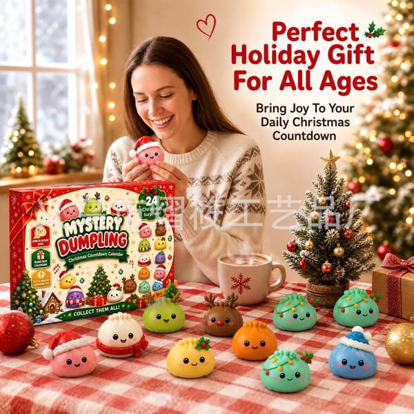 Adventskalender 24 dagar - Ny 24 st Squishy B New 24 pc Squishy B