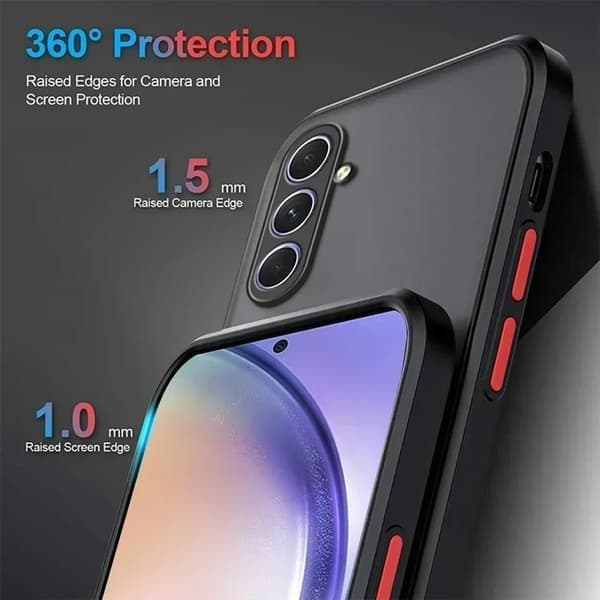Silikonskal för Samsung Galaxy A05, Svart Black For Galaxy A05