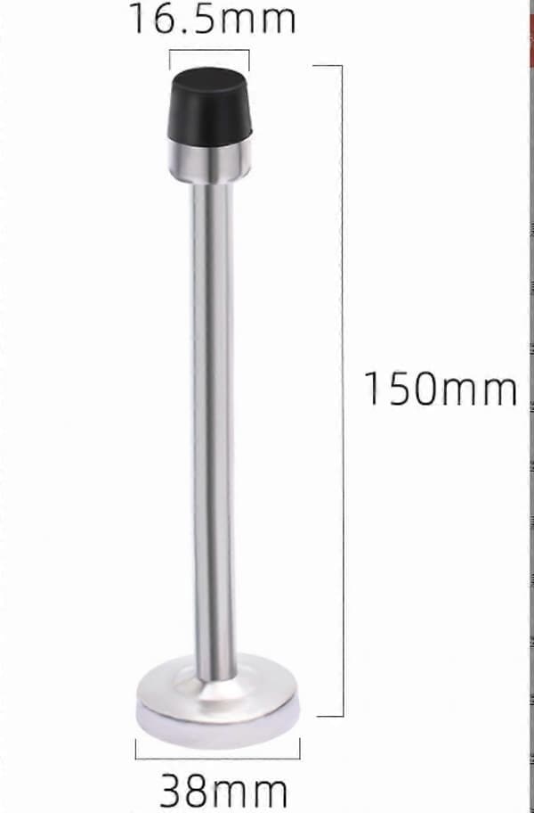 Dørstopper, lang dørstopper, veggbeskytter, 15 cm, tung dørstopper, stiv solid ståldørstopper, dekorativ dørstopper