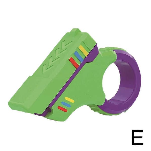 3D-printad finger-fidget spinner-leksak, sensorisk stresslindrande fingerleksak, smidigt roterande fidget, present till barn, tonåringar, vuxna Black 1pcs