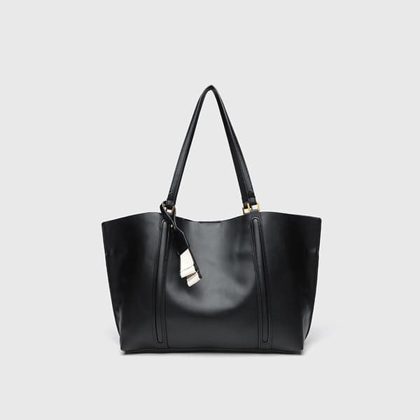 ANNMUU Stor Mulepose Shopper - Sort Mulepose Black Tote