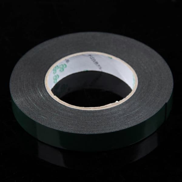 2x Multifunksjonell Svart Svamp Skum Dobbeltsidig Tape (20mmx10m)