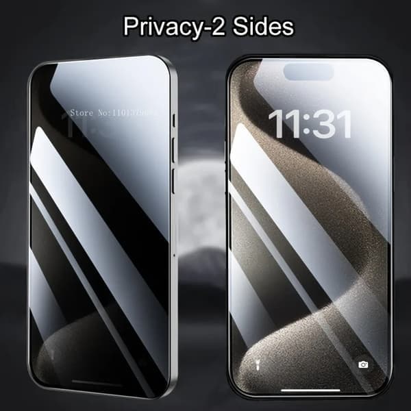 Skjermbeskytter i herdet glass for iPhone 13 Pro Max, innsynshindrende iPhone 13 Pro Max Anti Peeping