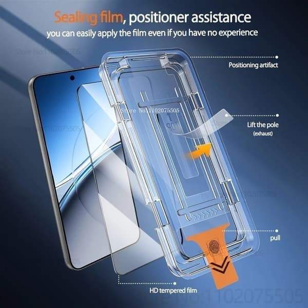 2 st heltäckande härdat glas kompatibelt med iPhone 17 Air, 17 Pro Max, 14, 15 Plus, 11, 12 Pro Max, enkelt, iPhone 11 Pro Max, högupplöst iPhone 11 Pro Max High Definition