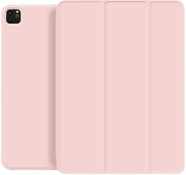 Skyddsfodral för iPad Pro 12,9 tum med pennhållare, ROSA PINK